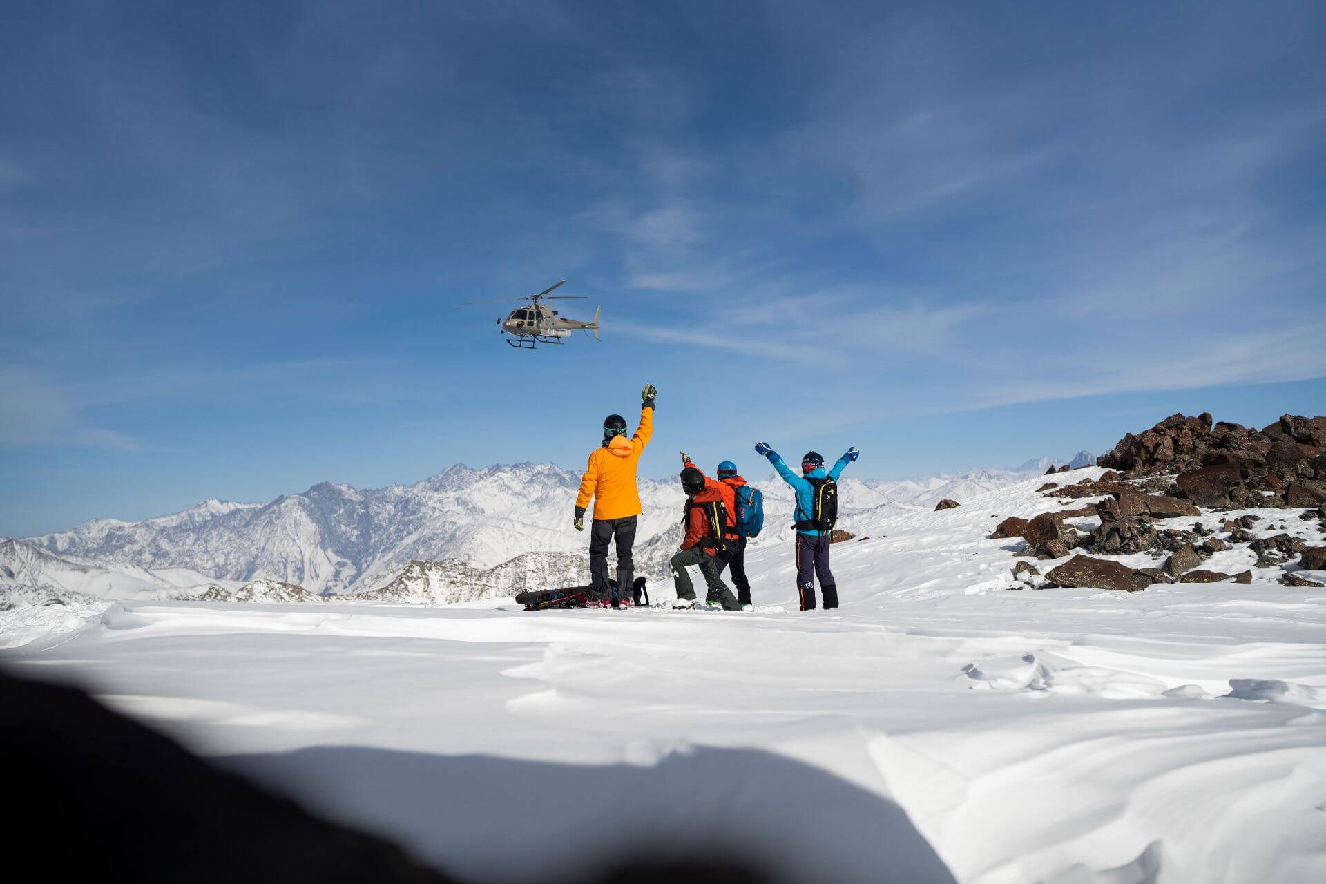 Heliskiing in the Grand Caucasus in Georgia