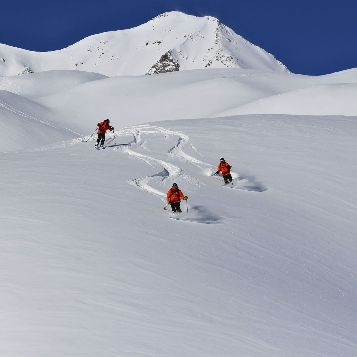 Freeride Skiing in the Grand Caucasus in Georgia