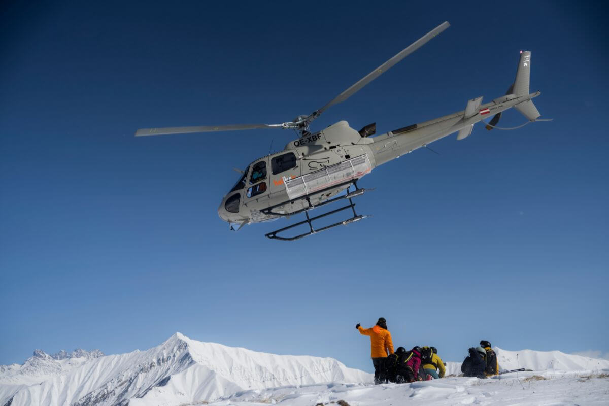 Heliski in the Grand Caucasus in Georgia