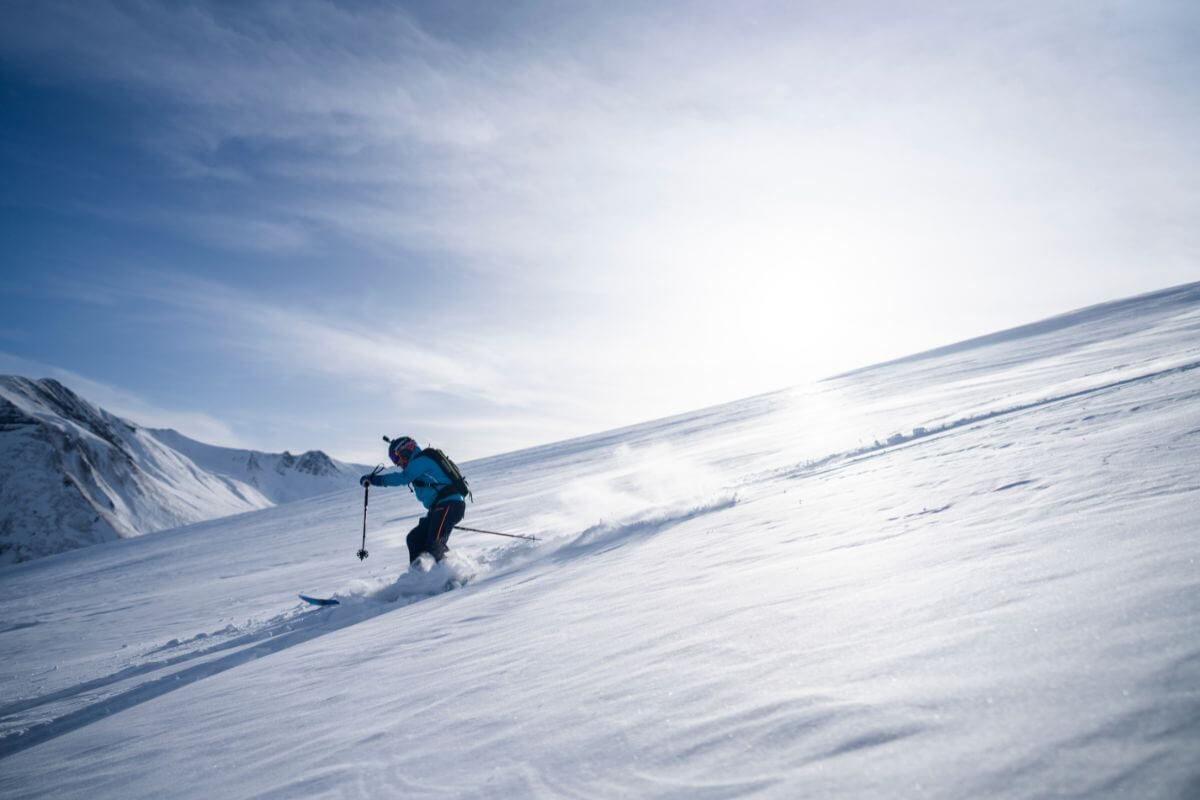 Freeriding in the majestic Grand Caucasus in Georgia