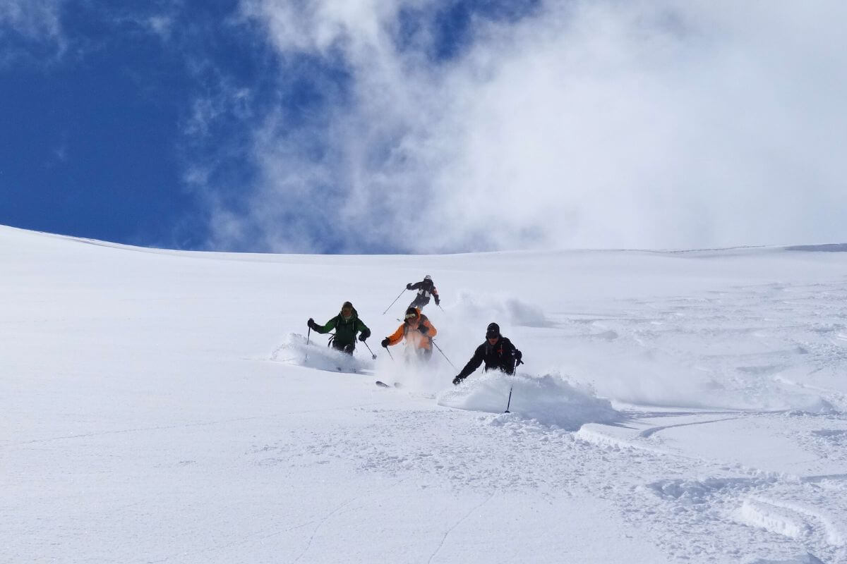 Freeriding in the Grand Caucasus in Georgia