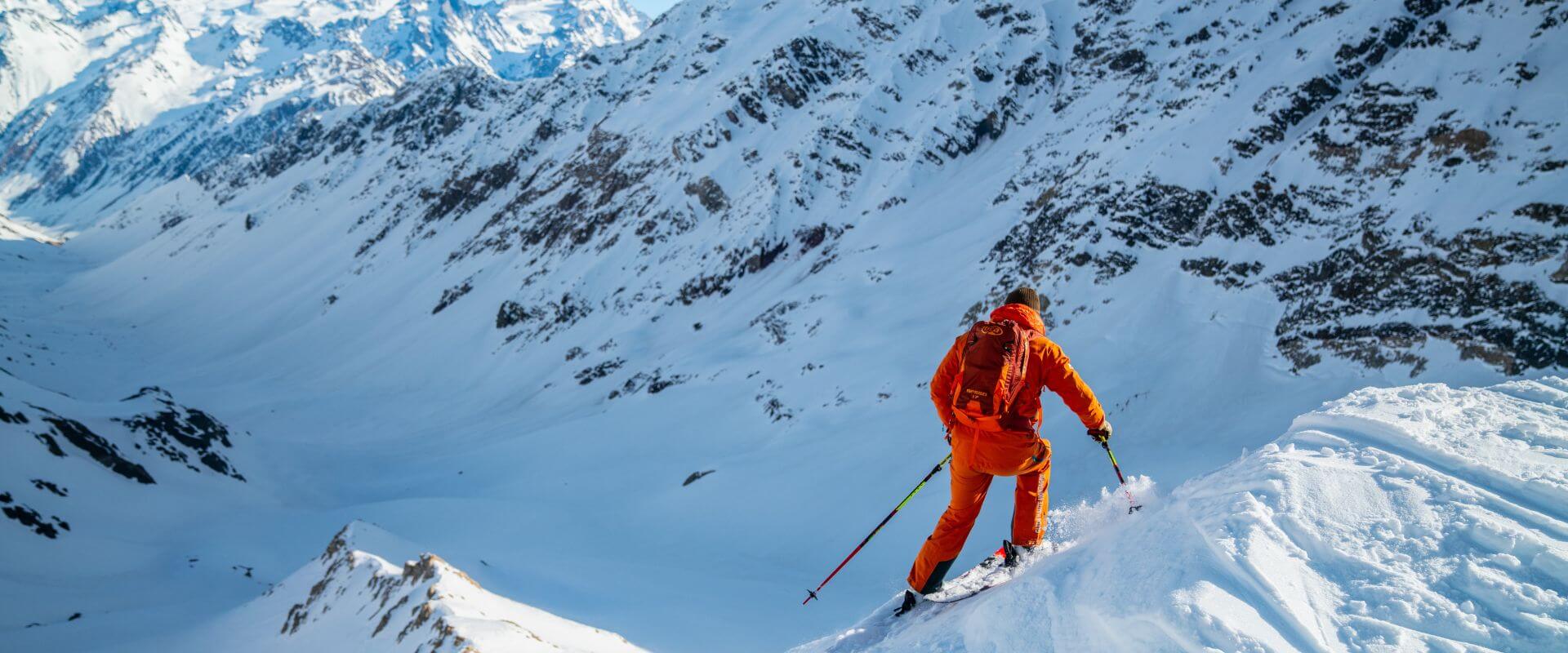 Heliski in the Central Andes in Chile