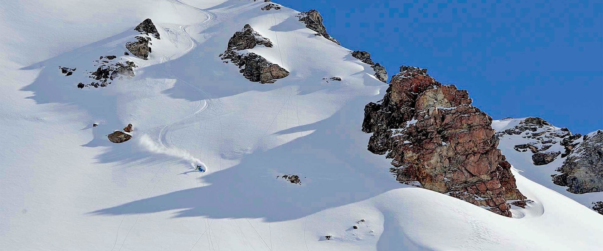 Heliski in the Central Andes in Chile