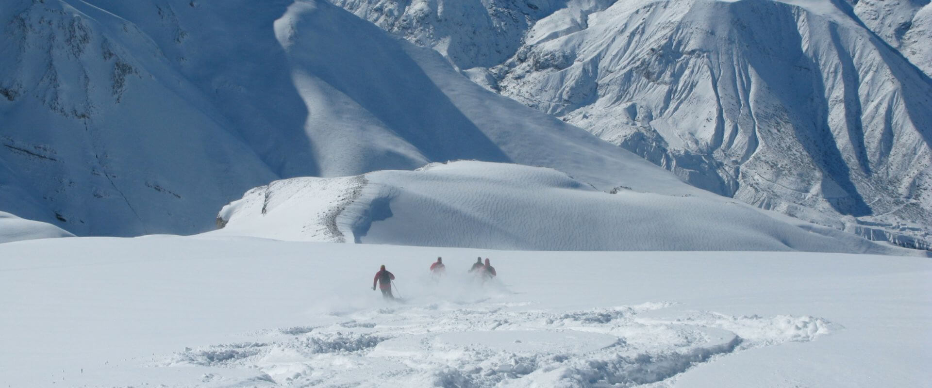 Heliski in the Central Andes in Chile