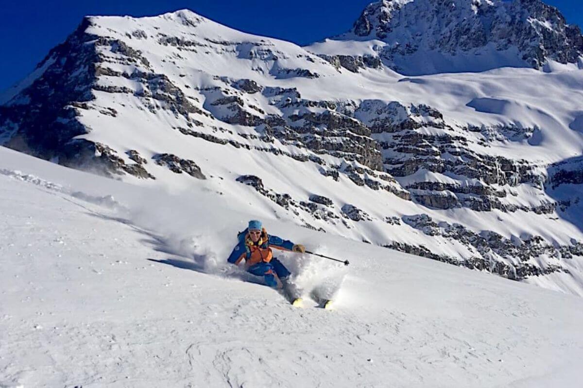 Heliski in the Central Andes in Chile