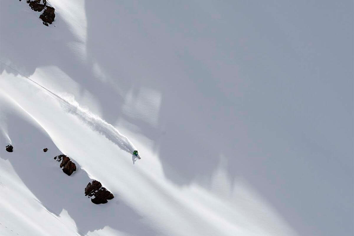 Heliski in the Central Andes in Chile