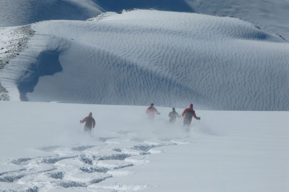 Heliski in the Central Andes in Chile