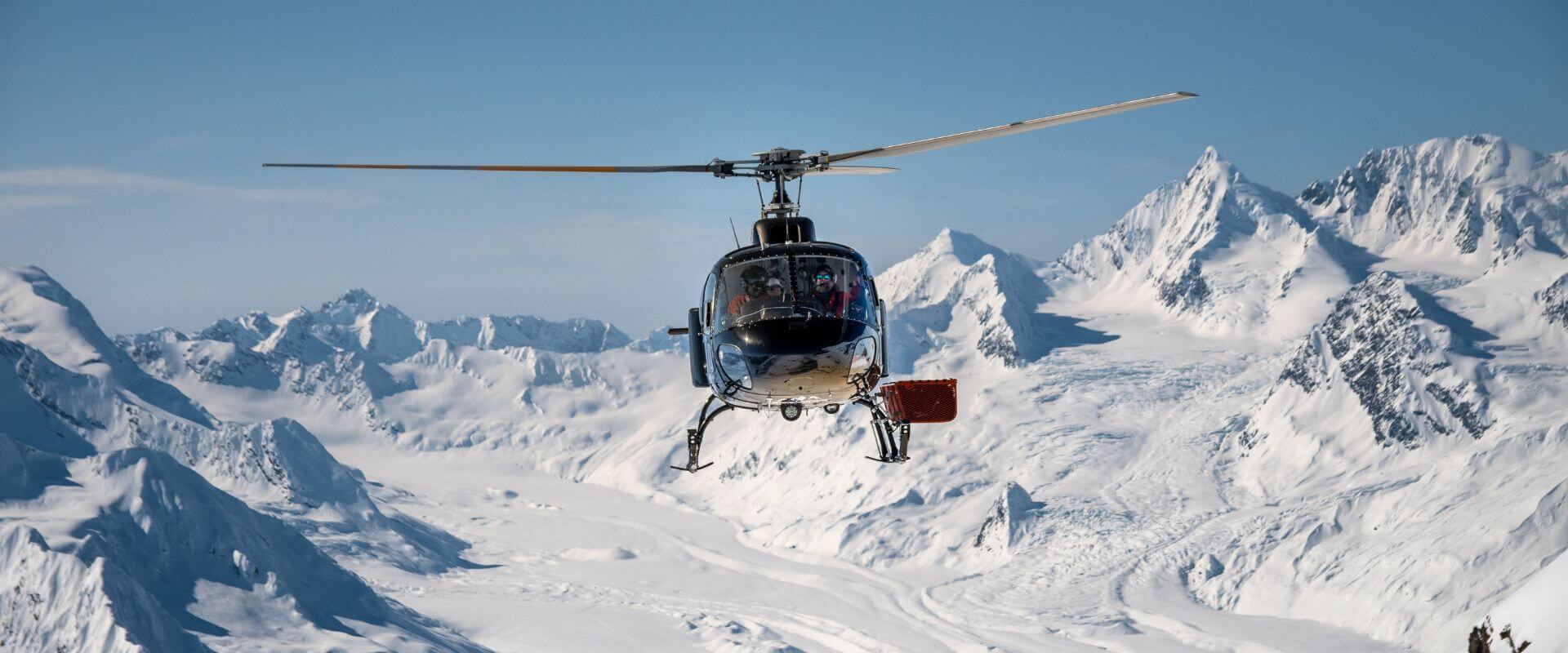 Heliski on the Chugach Range in Alaska