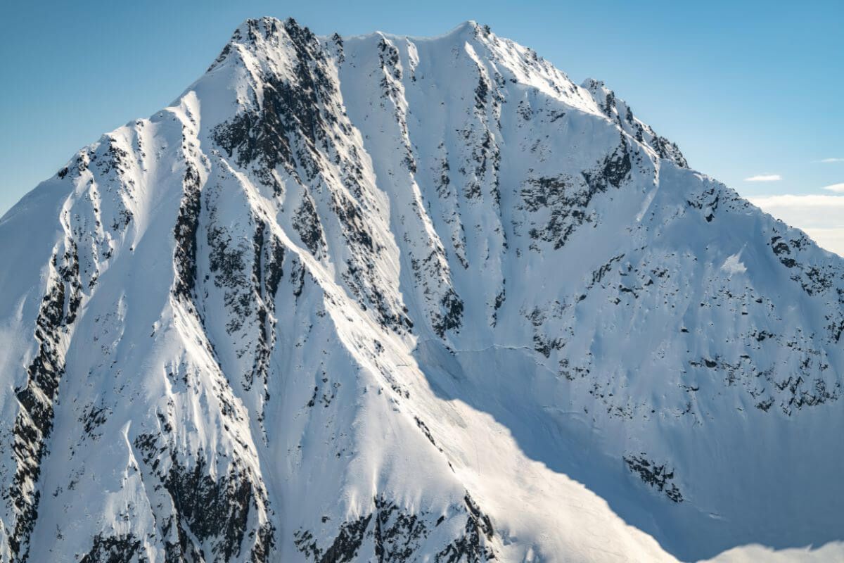 Heliski on the Chugach Range in Alaska