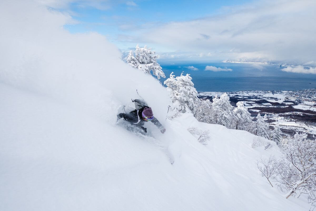 Catskiing in Hokkaido Japan - Iwanai