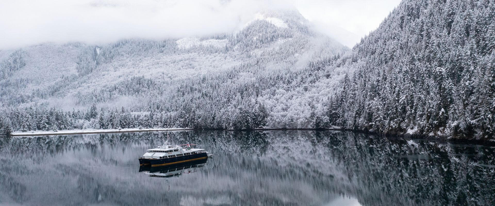 Catamaran Heliski in Canada