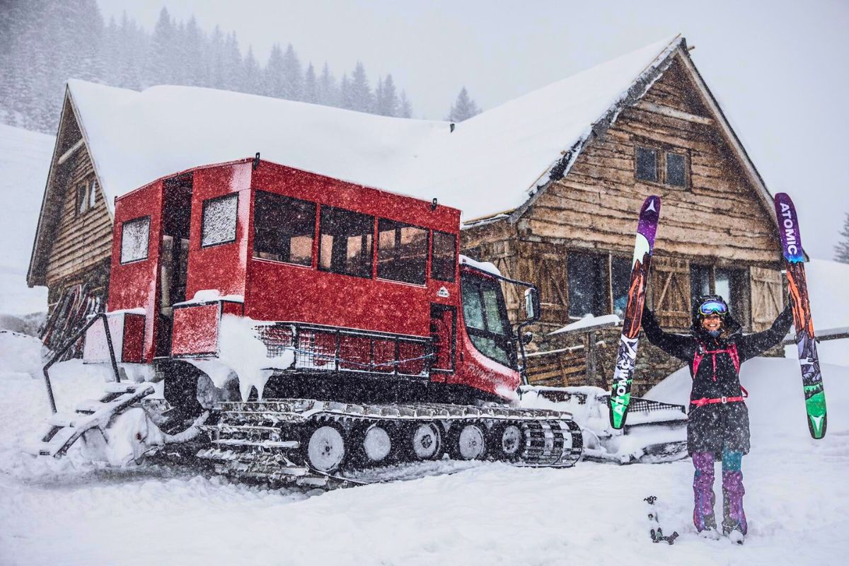 Catski Freeride in the Balkans in Macedonia