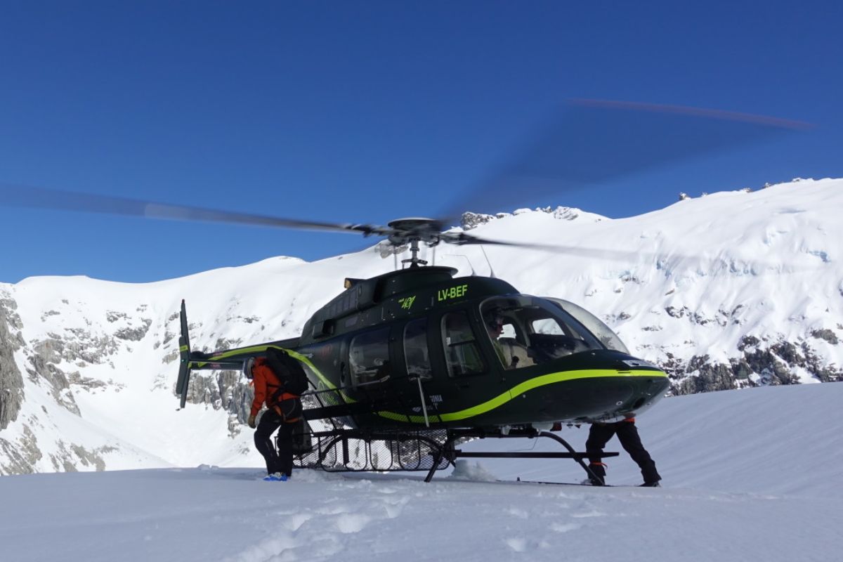 Heliskiing in Argentinian Patagonia