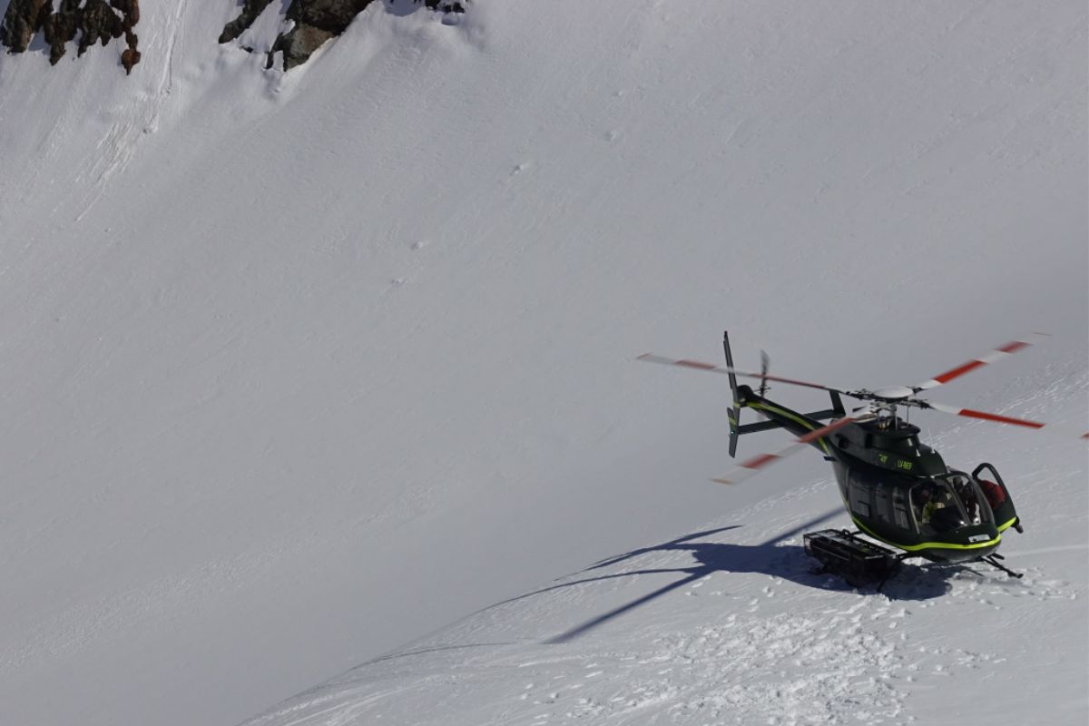 Heliskiing in Argentinian Patagonia