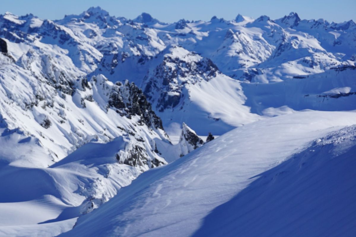 Heliskiing in Argentinian Patagonia