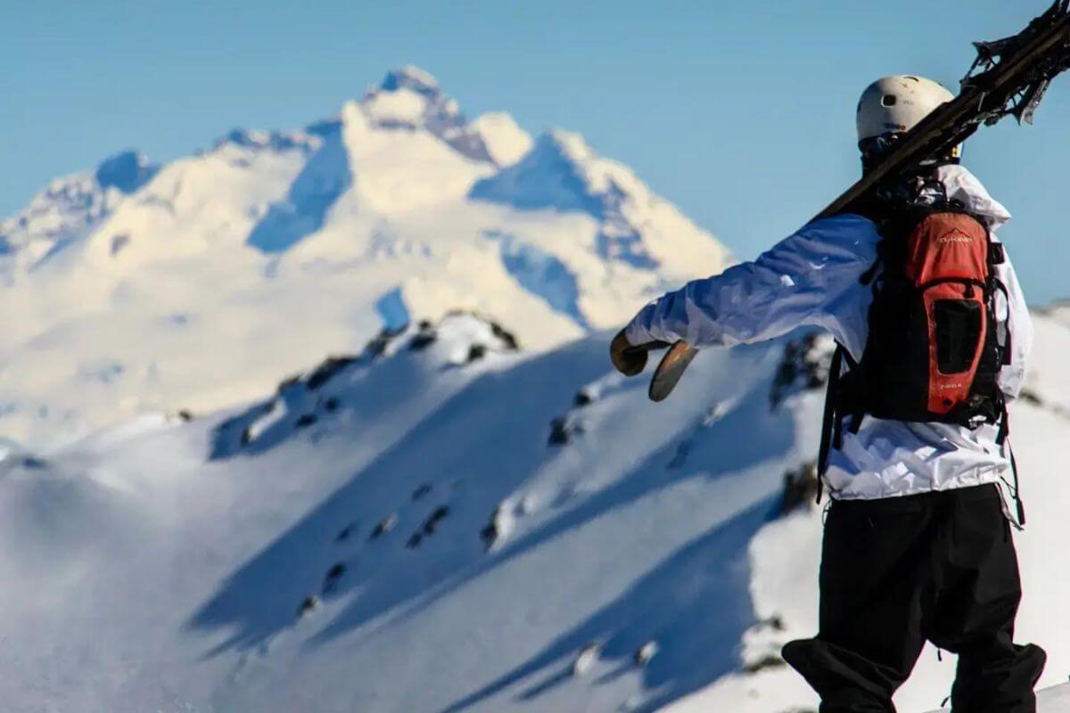 Sled-Skiing Patagonia