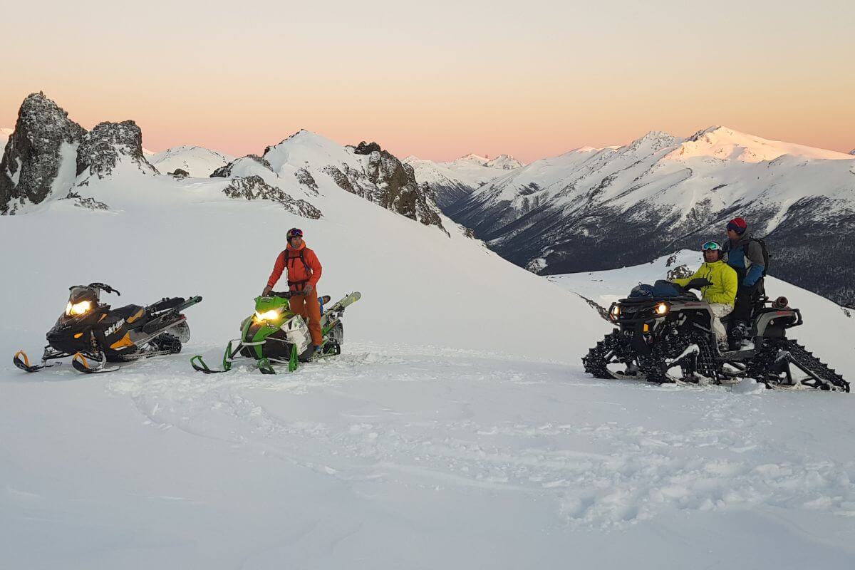 Sled-Skiing in Argentina