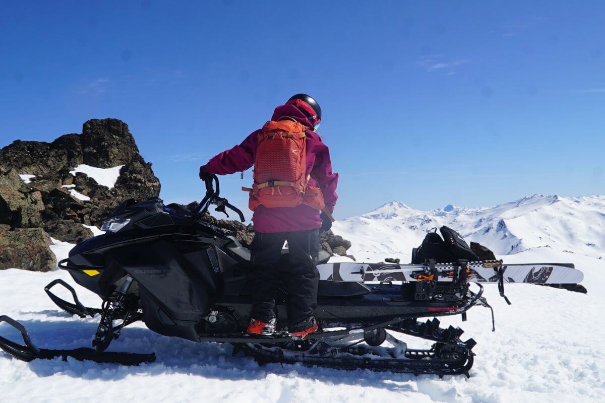 Sled-Skiing in Argentina