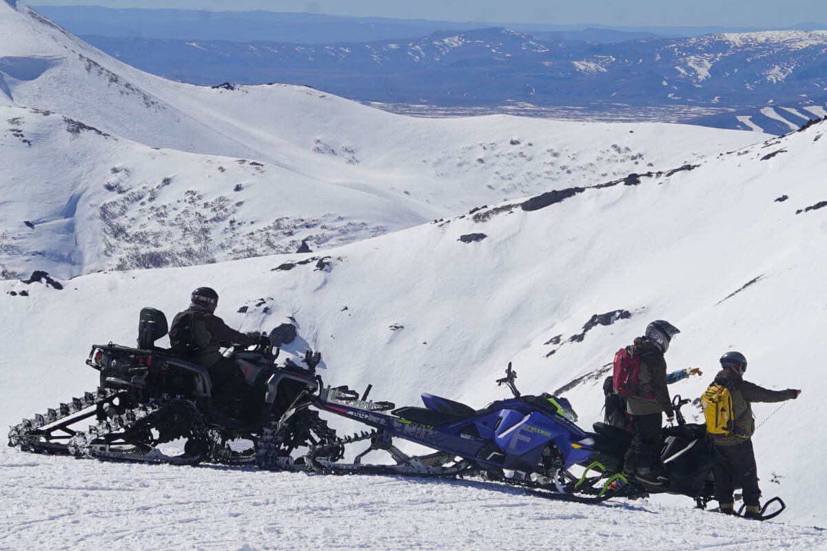 Sled-Skiing in Argentina