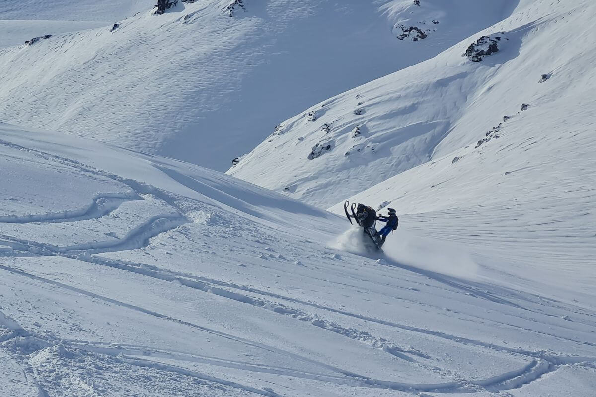 Sled-Skiing in Argentina