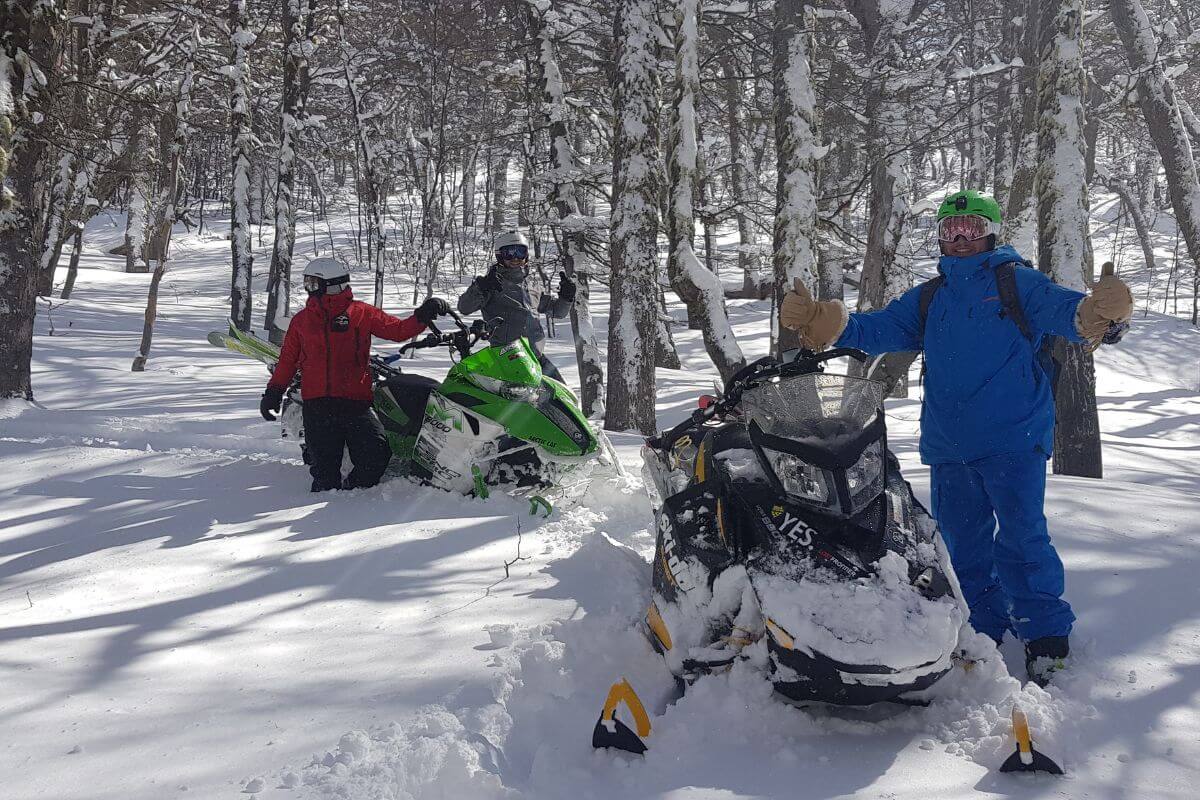 Sled-Skiing in Argentina