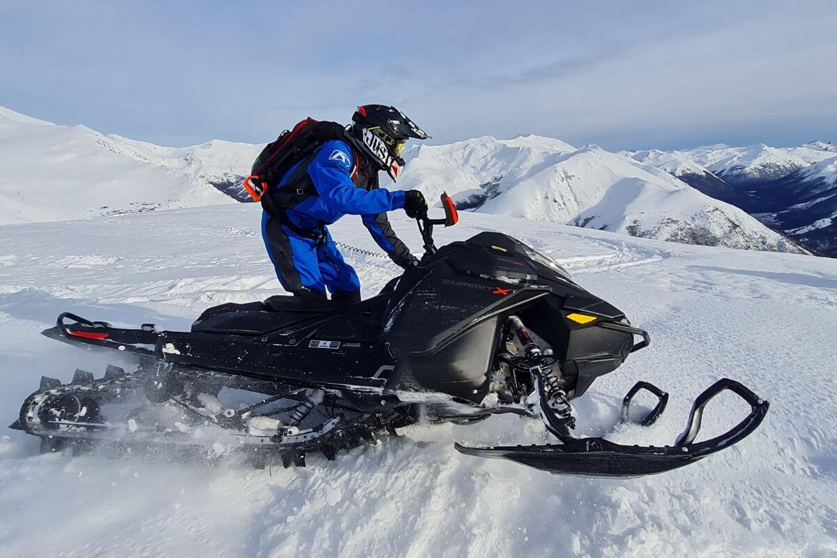 Sled-Skiing in Argentina