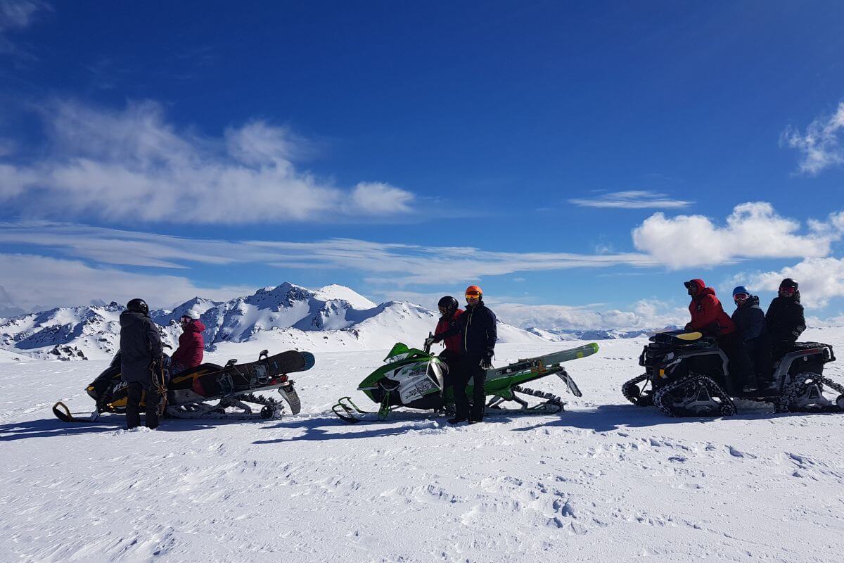 Sled-Skiing in Argentina