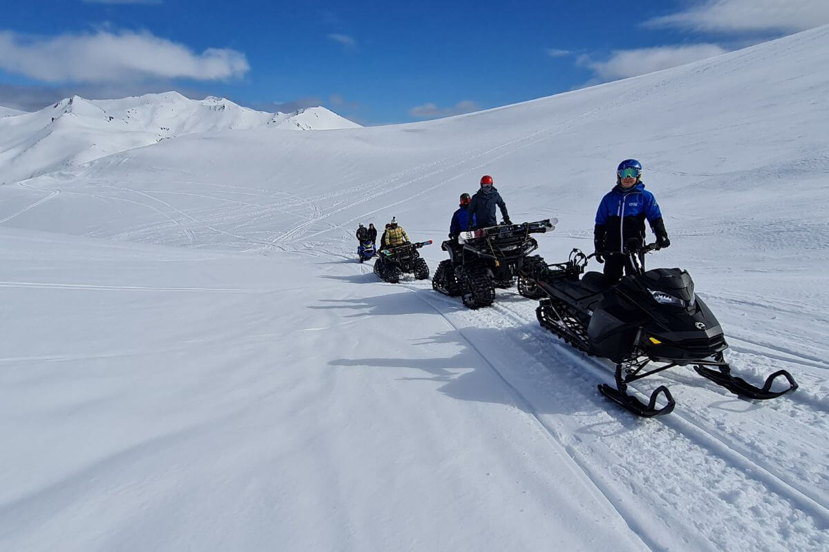 Sled-Skiing in Argentina