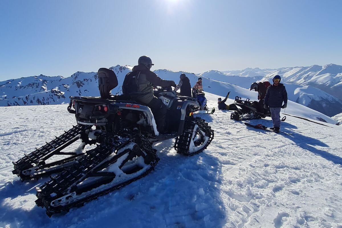 Sled-Skiing in Argentina