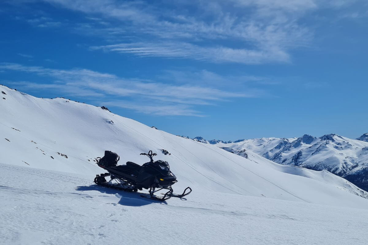 Sled-Skiing in Argentina