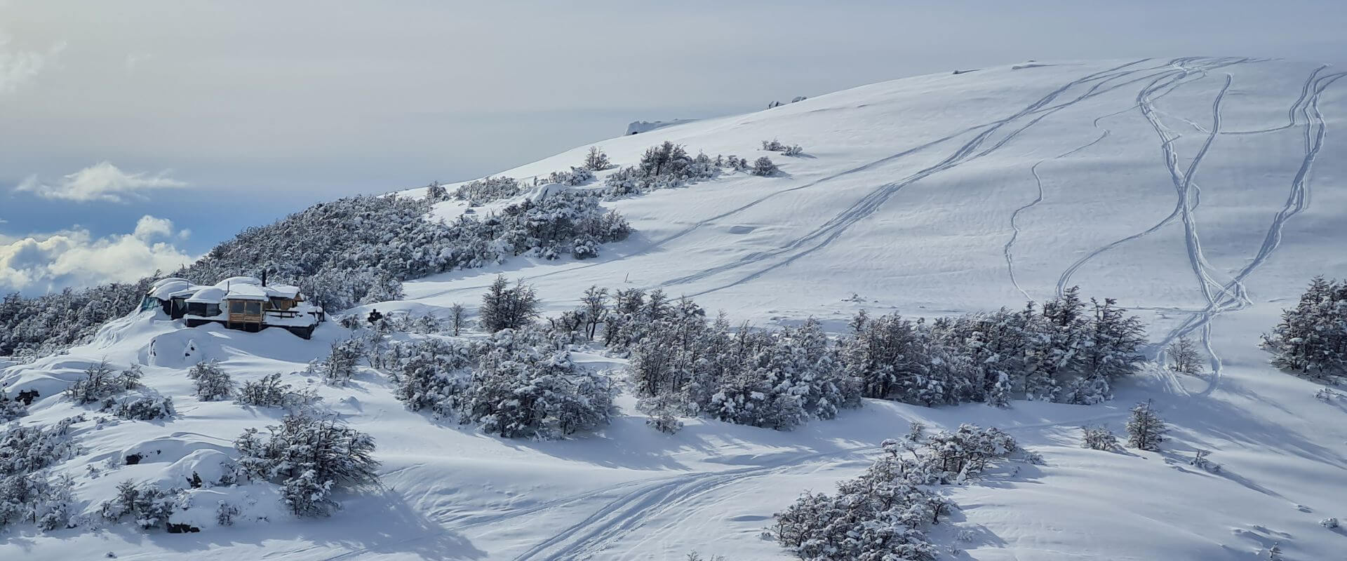 Sled-Skiing Patagonia