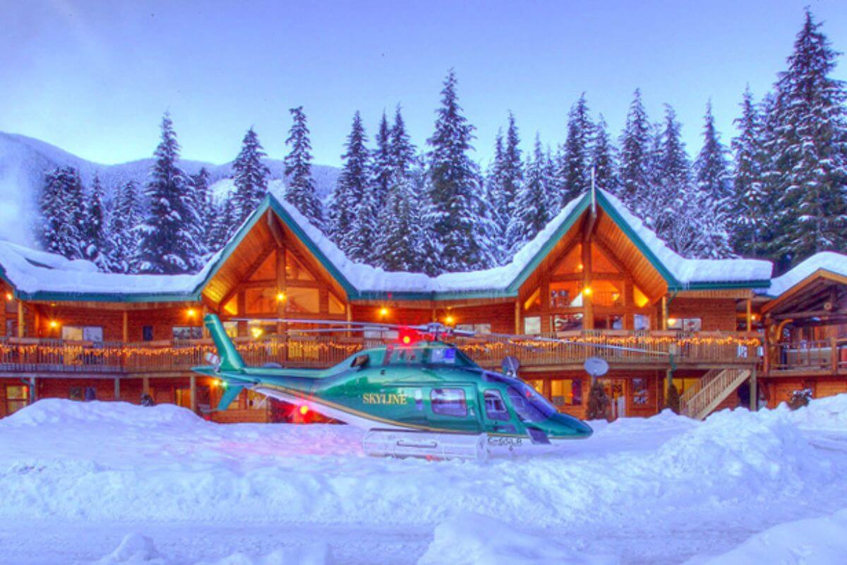 Heliski in British Columbia Lodge